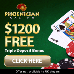 www.PhoenicianCasino.eu - Triple bonus · €1200 free!